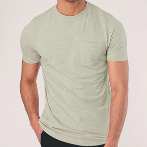 เสื้อยืดผ้าฝ้าย100% โอเวอร์ไซส์สำหรับผู้ชายมาใหม่พิมพ์โลโก้กำหนดเองลายว่างเปล่าหนาแบบลำลอง - Product Image 4