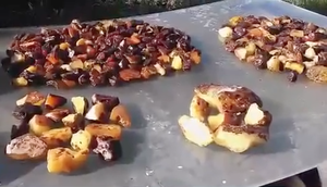 Pierres d'ambre brute jaunes naturelles - Qualité supérieure, différentes tailles pour la fabrication de bijoux - Product Image 5