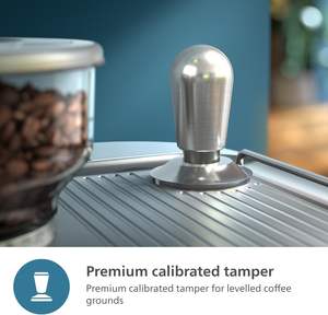 Cafetera Semiautomática Philips Barista Brew, Diseño Elegante, Guía Intuitiva, Prensado Calibrado, 280g, Doble Tolva para Granos - Product Image 5