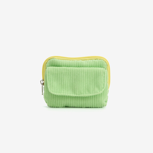 Vintage Corduroy Zipper <b>Pouch</b>-Handmade High Quality Soft Portable Customized Color Unisex 4 in <b>Mini</b> for Coins & Cards - Product Image 3