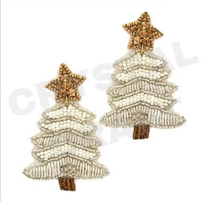 Boucles d'oreilles en perles d'aigles vintage pour femmes couleur orange blanc bleu patriotique pour mariage ou jour commémoratif - Product Image 4