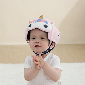 Casco di sicurezza per bambini Mambobaby a forma di unicorno, protezione regolabile per la testa dei bambini che gattonano e imparano a camminare - Product Image 6