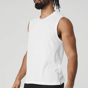 Camiseta sin mangas de culturismo para hombre, chaleco muscular de gimnasio, chaleco de gimnasio sólido de bajo precio - Product Image 4