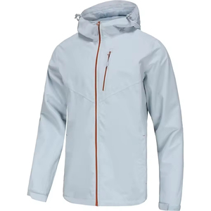 Chaqueta Deportiva Informal para Hombre con Cuello Alto, Chaqueta Universitaria con Patrón de Gofres, Cremallera Completa, Reversible, ODM OEM, Cortavientos y Transpirable - Product Image 4