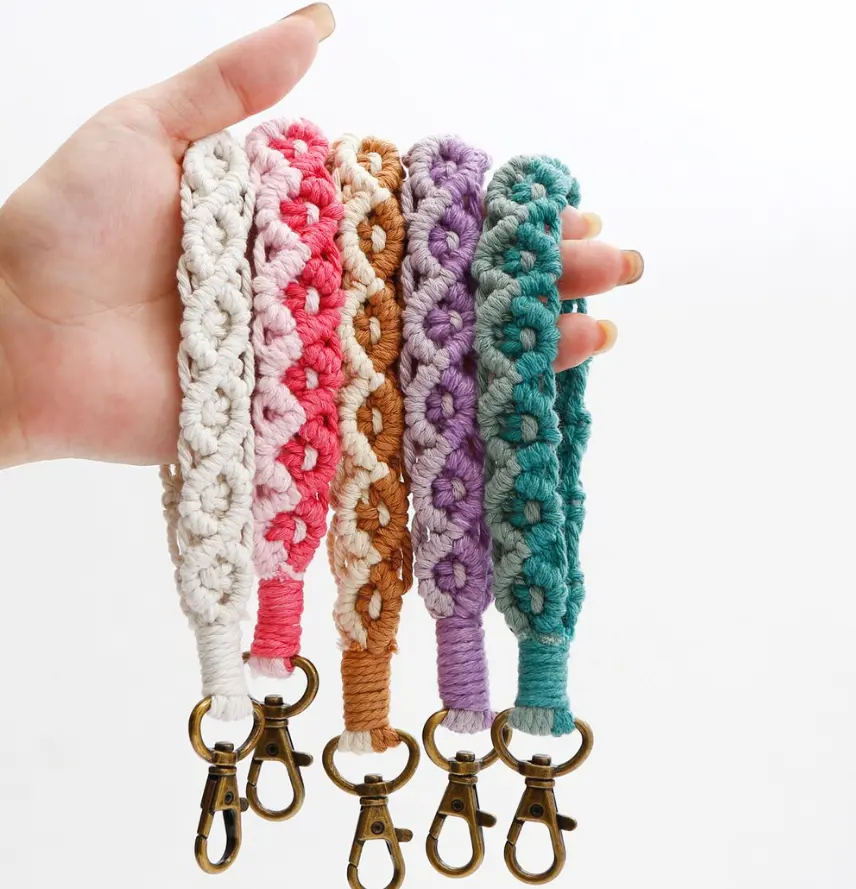 new style 2024 collection handmade Macrame Keychain Wedding Favor | Baby Shower Favor | Christmas Gift