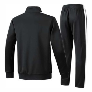 2025 hiver Collection Logo personnalisé Premium coton survêtements pour hommes motif solide marque privée survêtement ensembles vente grande taille - Product Image 2