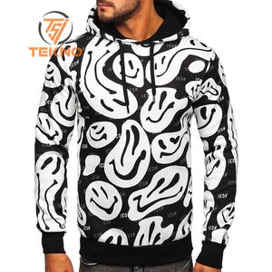 Sudadera con capucha de sublimación para hombre nueva moda de alta calidad para hombre nuevo OEM al por mayor ropa de calle de tendencia para el invierno precio al por mayor - Product Image 1