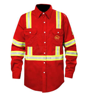 Camisas de Trabajo Resistentes al Fuego y al Calor para Hombre, Personalizadas al por Mayor, Impermeables, Resistentes al Fuego, Transpirables, 250-400C - Product Image 1