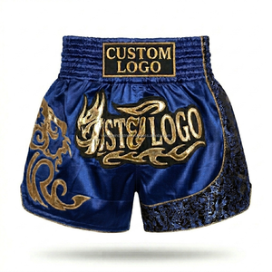 Shorts de lutte OEM, vente en gros d'usine, logo personnalisé, satin durable, 100% polyester, fournisseur de marque privée - Product Image 2