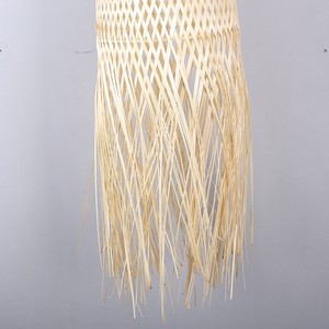 Aplique colgante de pared para decoración de dormitorio, lámparas decorativas de bambú natural para pared modernas en las paredes - Product Image 6