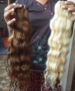 Extensions de cheveux indiennes Remy de qualité supérieure, légères, confortables à utiliser, design invisible à bande adhésive, sans traitement chimique - Product Image 4