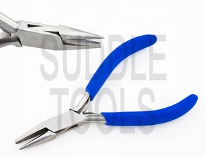 Herramientas Suddle, pinzas de bucle de alambre de mordazas de nariz redonda y cóncava de 130mm, acero inoxidable, bricolaje, creatividad, joyería, herramientas de fabricación de joyas - Product Image 2