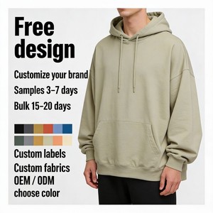Sudadera con Capucha Unisex de Alta Calidad, 350 g/m², Conjunto Informal para Primavera, Otoño e Invierno, Diseño Forrado, Hombros Caídos, para Hombre - Product Image 1