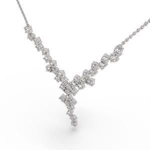 Collar de brillo fluido, una impresionante expresión de diamantes radiantes y un diseño elegante, diseñado para iluminar con atemporal - Product Image 5