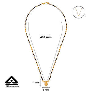 Mangalsutra Elegante Soulmark para Boda - Product Image 6