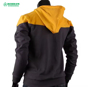 Sweat-shirt à capuche unisexe en molleton 100 % coton de haute qualité, personnalisable, à fermeture éclair, séchage rapide, respirant, pour l'hiver – Vente en gros - Product Image 5