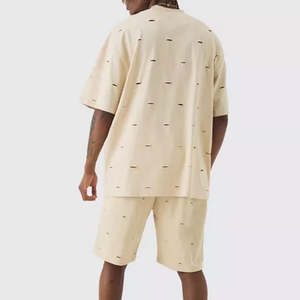 Nouveau style fabriqué en usine t-shirt à manches courtes et short couleur contrastée séchage rapide nouveau style t-shirt et short ensemble - Product Image 5