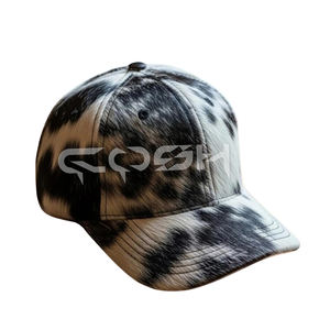 Casquette de baseball en cuir de vachette faite à la main, style western rustique, pour hommes et femmes - Product Image 1