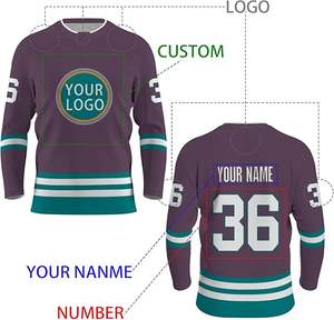 Vente en gros de maillots de hockey sur glace personnalisés pour hommes et femmes maillots d'entraînement pour l'entraînement - Product Image 6