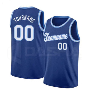 Camiseta de baloncesto de poliéster 100% hecha a medida al por mayor para hombres, camiseta de baloncesto transpirable y de talla grande con MOQ bajo - Product Image 2