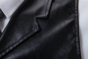 Chaleco de cuero duradero para hombre, chaleco de motorista, Chaleco de cuero elegante para hombre, chaleco de piel de vaca - Product Image 2