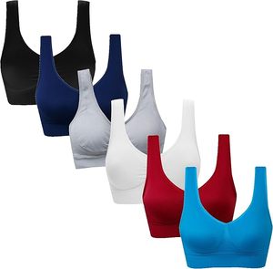 Soutien-gorge de sport pour femmes de qualité supérieure, ultra confortable et respirant, avec logo frontal, pour la course à pied, le yoga, l'entraînement - Utilisation flexible pour adultes - Product Image 4