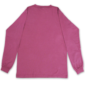 T-shirt pour homme à manches longues et col rond, 100% coton, 210 g/m², teint en pièce, écologique et respirant - Product Image 2