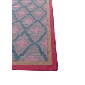 Alhambra Boho Alfombras de lana de tejido plano ADWL-13208 en rosa y morado para adolescentes, para dormitorio, sala de estar o pasillo, rectangulares y afelpadas - Product Image 4