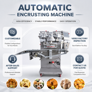 Máquina Automática de Encrustación con Control Táctil para <span class=keywords><strong>Cordon</strong></span> Bleu, Samosa, Kubba, Falafel, OEM y ODM Disponibles - Product Image 4
