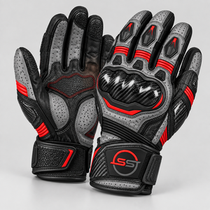 Guantes de Motocicleta Premium Hechos con Material Resistente, Ofrecen un Ajuste Cómodo, un Agarre Firme e Ideales para Conducir - Product Image 3