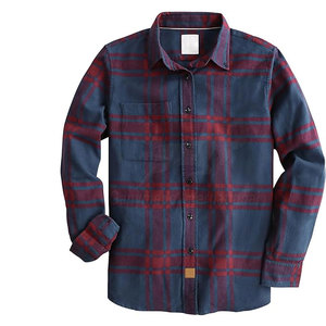 T-shirt en flanelle fabriqué au Pakistan, tissu durable avec une coupe confortable, idéal pour les saisons d'automne et d'hiver, en gros - Product Image 1