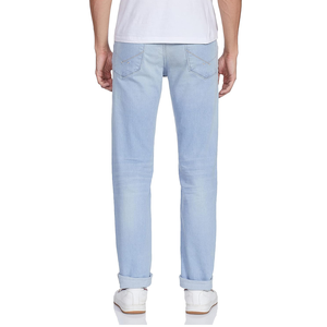 กางเกงยีนส์ขายาวสำหรับผู้ชายกางเกงยีนส์ซักตรงยาวพิเศษน้ำหนักเบา - Product Image 2