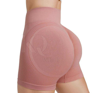 Shorts de sport respirants et écologiques à taille haute avec effet froncé pour le fitness, l'entraînement en salle de sport et le quotidien - Product Image 4