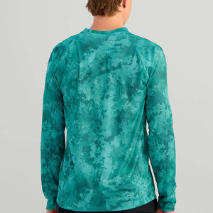 Chemise de pêche écologique avec logo personnalisé, panneaux en maille ventilés, tissu léger à séchage rapide, vente en gros, production OEM - Product Image 4