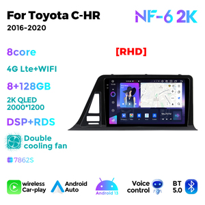 NaviFly NF più recente Android controllo autoradio 4G lte DSP DVR TRMS per Toyota <span class=keywords><strong>C</strong></span>-<span class=keywords><strong>HR</strong></span> 2016-2020 con <span class=keywords><strong>auto</strong></span> play Android <span class=keywords><strong>auto</strong></span> - Product Image 3