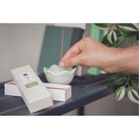 Incienso Asayu de Sándalo y Salvia Blanca, Mezcla Tradicional Japonesa de Alta Calidad, 100% Natural, Sin Bambú, para Meditación en Templos