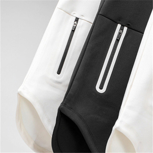 Couleur unie été fitness course sans manches sport gym course gilet pour hommes fitness gilets coton débardeurs - Product Image 6