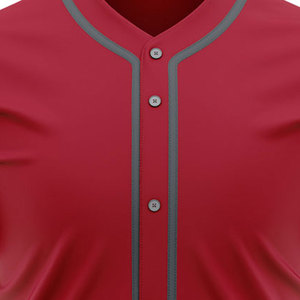 Servicios OEM, Jersey de Béisbol Personalizado con Bordado y Logotipo Impreso, 100% Poliéster, Secado Rápido, Transpirable, Ropa de Entrenamiento para Hombre - Product Image 5