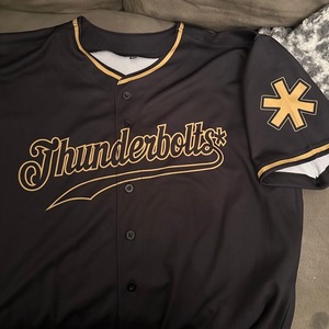 Directo de la industria, venta al por mayor, camiseta de béisbol transpirable, ropa deportiva, camiseta de béisbol auténtica negra-dorada antigua personalizada - Product Image 6
