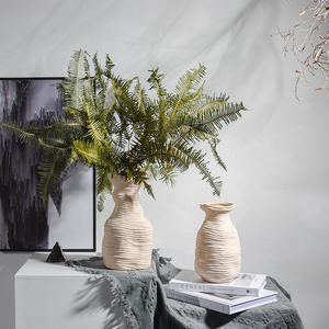 <span class=keywords><strong>Vase</strong></span> en céramique abstrait moderne d'art nordique Wabi-sabi <span class=keywords><strong>pour</strong></span> l'herbe de la <span class=keywords><strong>pampa</strong></span>, décoration irrégulière mate, <span class=keywords><strong>vase</strong></span> <span class=keywords><strong>beige</strong></span>, table, bureau, salon - Product Image 1
