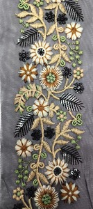 Lujoso estilo de negocios de encaje de tul bordado Floral colorido para moda nupcial decoración del hogar zapatos bolsas de ropa - Product Image 3