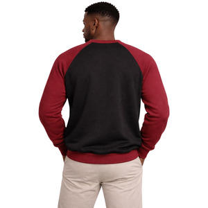 Felpa Kappa Alpha Psi J5 Nera con Ricamo in Ciniglia, Maniche Raglan, Nupe 1911, Fraternità Greca, Top Premium in Cotone per Uomo - Product Image 2