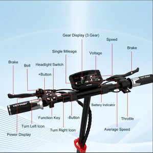 Dropshipping desde Almacén de la UE Scooter Eléctrico Plegable <span class=keywords><strong>Hitway</strong></span> H9 / H9 Pro con ABE, Motor de 800W, 27ah y Ruedas de 10" - Product Image 3