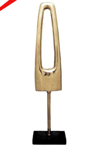 Sculpture décorative abstraite moderne à 2025 avec socle en bois pour décoration de bureau à domicile - Product Image 4