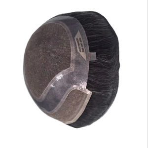 Toupee para Hombre Taz Hair, Peluca de Cabello Humano 100%, Densidad Cruda 60%-150%, Cabello Indio Remy, Resistente al Agua, Ondulado - Product Image 4