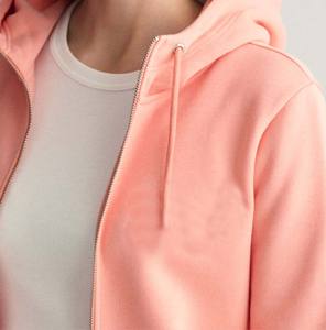 500GSM sweat à capuche lourd hommes blanc tricoté tissu polaire sans ficelle bio pur 100% coton sérigraphie tenue décontracté à capuche - Product Image 3