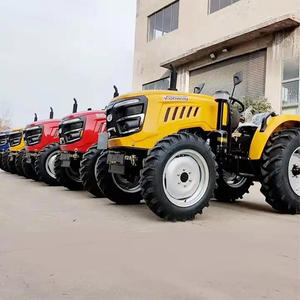 Customize Economical 90HP 4WD Wheel <b>Tractor</b> Gear Drive Engine Motor Paddy Dry Land Use Compatible Rotary Tiller Spreader <b>Trailer</b> - Product Image 4