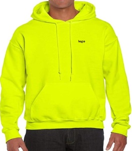 Sweat à capuche original en coton avec logo personnalisé pour hommes Pull à capuche en molleton de faible poids Sweat à capuche pour hommes - Product Image 1