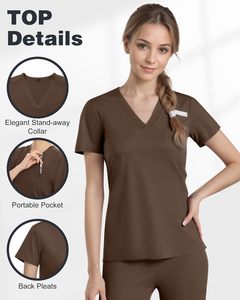High Quality Unisex Medical <b>Scrubs</b> Suits Cotton Polyester Jogger Uniforms <b>Sets</b> for Doctors Nurses Wholesale Hospital Uniforms - Product Image 6