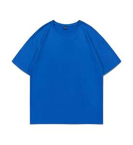 Usine 250 gsm 100% coton t-shirt lourd personnalisé graphique uni surdimensionné grande taille t-shirt pour hommes - Product Image 4